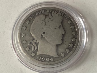 1904 Barber Silver Half-Dollar #113