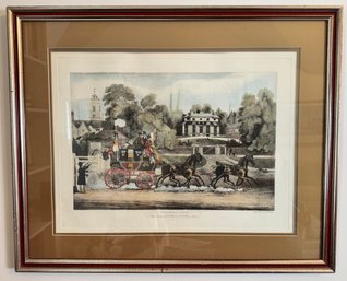 Framed Coaching Print