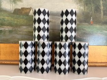 Harlequin Flameless Candles