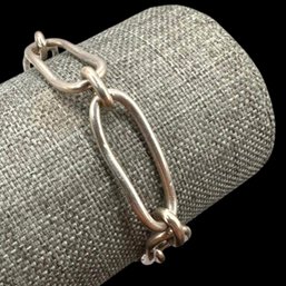 (B172) Mexican Sterling Silver Chain Link Bracelet