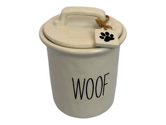 Woof ! Dog Treat Jar