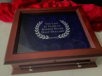 The Last 20 Years Of Barber Silver Half-Dollars Empty Box Case #3