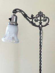 Very Sweet Antique Floor Lamp With Barley Twist Stand
