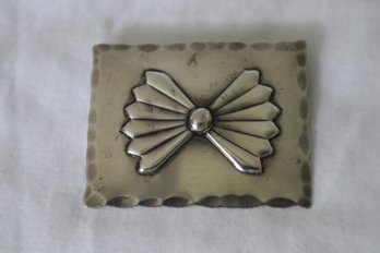 Sterling Francisco Rebajes Vintage Modernist Bow Pin (18.4 Grams)