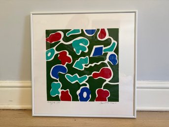 Mini-Golf By Toni Silber-Delerive (American, 20th Century) Lithograph, Pencil Signed & Numbered (7/20)