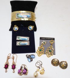 Earrings With Bracelet Set
