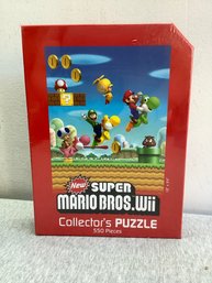 New Super Mario Bros Wii Collectors Puzzle Sealed
