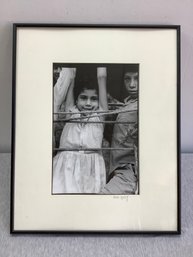 Framed Black And White Kate Print
