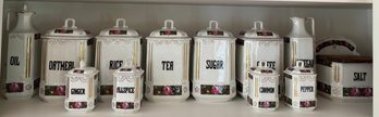 Antique Czechoslovakian Canister Set