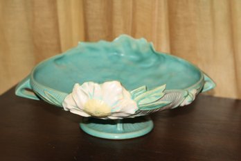 Roseville Peony Art Pottery Compote