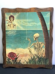 Pete And Barb White 'the Pine People' Skeleton Wall Plaque