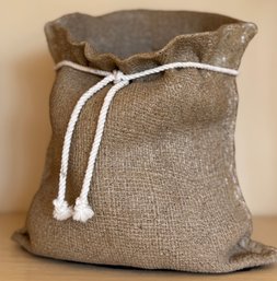 Pottery Burlap Bag- Very Cool!