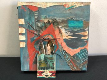 Past And Present Mixed Media Collage