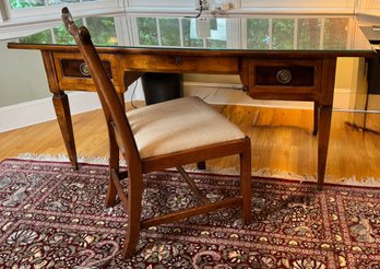 Milling Road Division Of Baker Furniture Three Drawer Desk & Chair