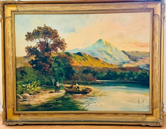 Richard G. Welsch (American), Mid-20C Original Landscape, Signed