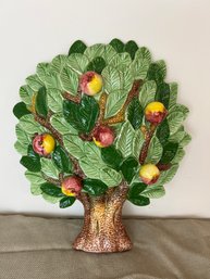 Italian Majolica Apple Tree