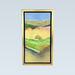 A Beautiful Original Oil Painting Of Rolling Hills