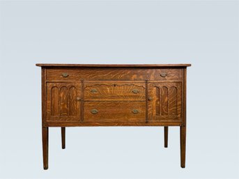 Antique Victorian Oak Standard Table Company Buffet