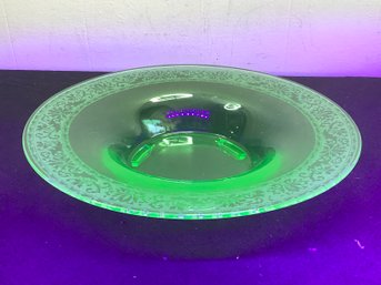 Uranium Glass Bowl
