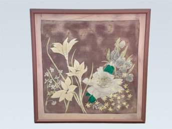 Large Original Hand Painted Batik Fabric Art By Adia