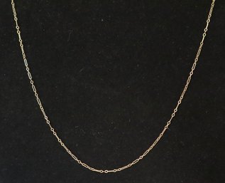 14K Yellow Gold Chain 18.5' (1.4 Grams)