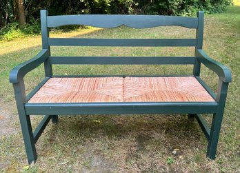 Rush Seat Bench