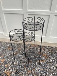 Vintage Metal Adjustable Plant Stand