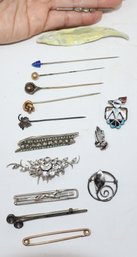 Assorted Pins & Brooches