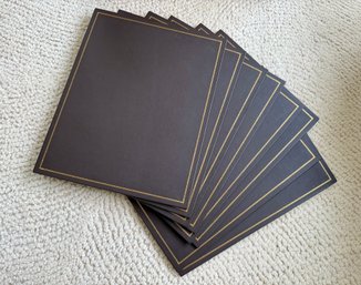 Set Of 8 8 Leather Mats  16' X 20'
