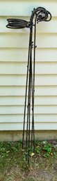 Five Iron Garden Stakes For Pots Or Candles
