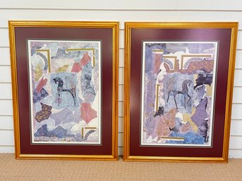 Pair Of Modern Pieces Of Art