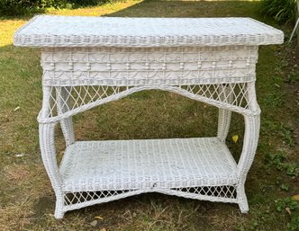 Wicker Console