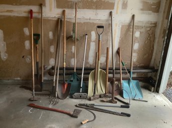Large Yard Tool Lot