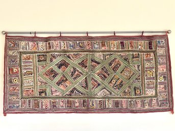 Hand Made Vintage Indian Textile Wall Hanging