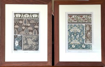 Pair Framed Eugene Grasset Art Nouveau Framed Prints