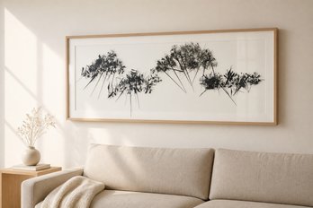 Monumental Lyndi Sales Carbon Cloud Signed Contemporary Mixed-Media Artwork, 2008