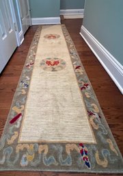 Very Sweet ABC Carpet Wool Runner (LOC: S1)