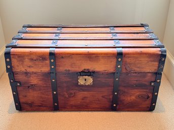 Antique Travel Trunk Restored