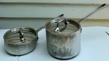 Two All Clad Pots