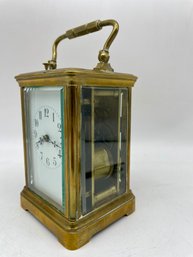 Antique French Made H &H  -Harris & Harrington Carriage Clock. Runs.