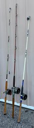 Trio Fishing Rods With Penn Reels.