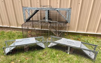 Four Metal Animal's Traps