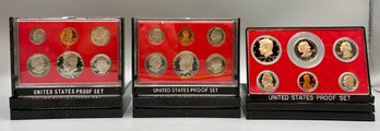 9 U.S Mint Proof Coin Sets . 1979-1981.