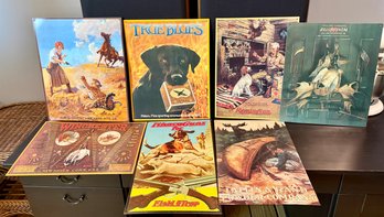 Seven Reproduction Metal Signs, Guns Related Advertisement.