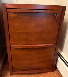 Newer Wooden File Cabinet.
