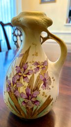 Vintage Austrian Amphora RSTK Bohemian Pottery Vase.
