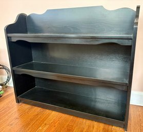 Black Wooden Bookcase.