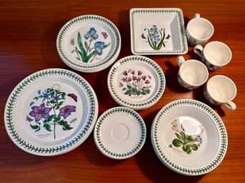 Protmeirion Botanic Garden Ceramic Dinnerware For 4 With 6 Pieces Place Setting . 25 Pieces In Total