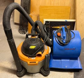 Thoromatic Blower Floor Dryer And Rigid ShopVac