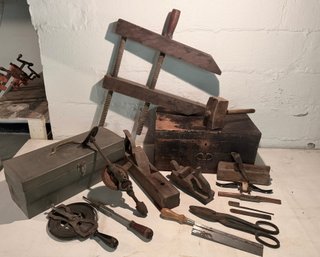 Collection Of Antique Tools And More
